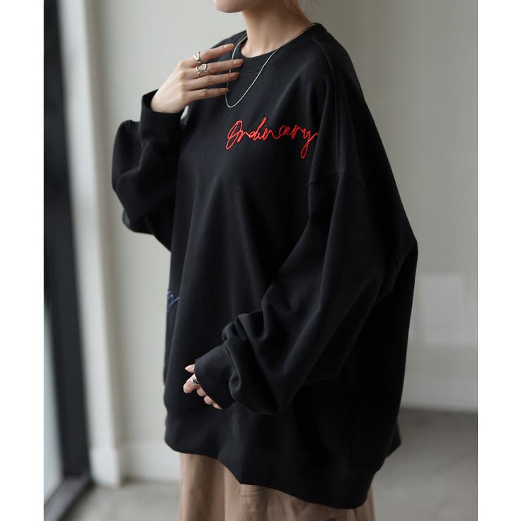 ロゴ 刺繍 スウェット | HUG.U | 詳細画像21 