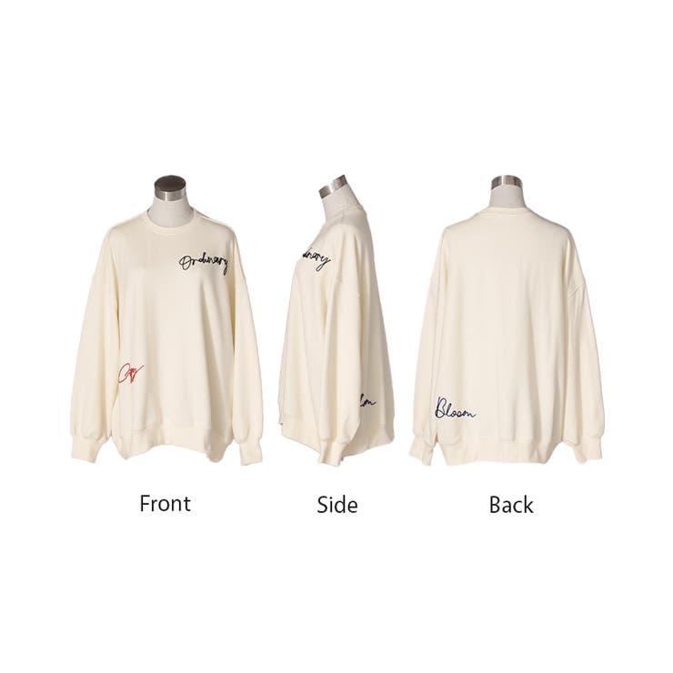 ロゴ 刺繍 スウェット | HUG.U | 詳細画像23 