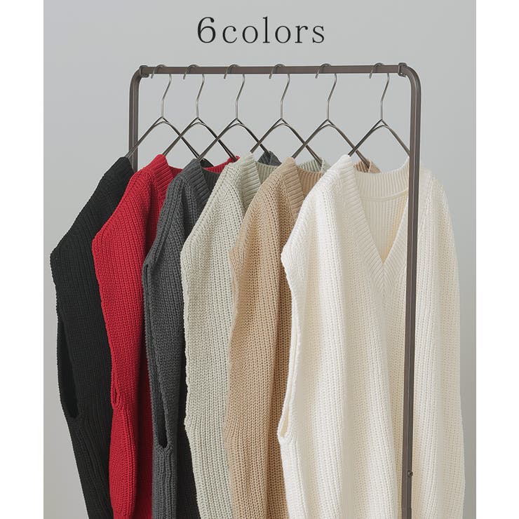 ベスト ニット 体型カバー | HUG.U | 詳細画像11 