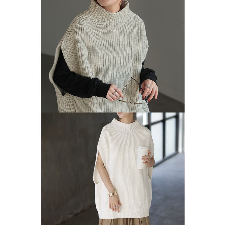 ベスト ニット 体型カバー | HUG.U | 詳細画像22 