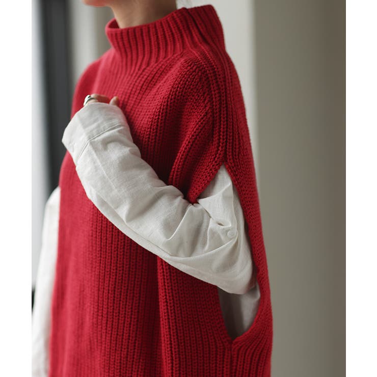 ベスト ニット 体型カバー | HUG.U | 詳細画像4 