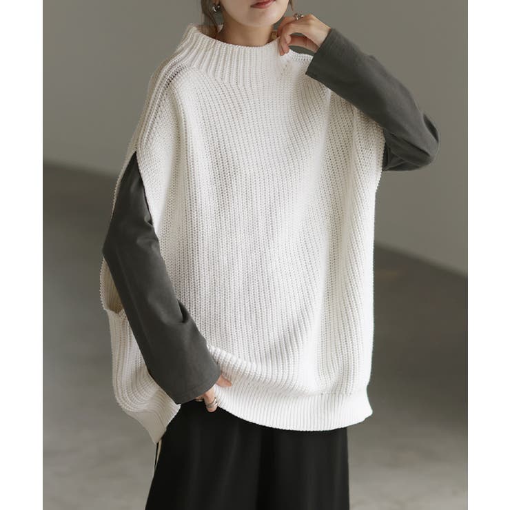 ベスト ニット 体型カバー | HUG.U | 詳細画像5 