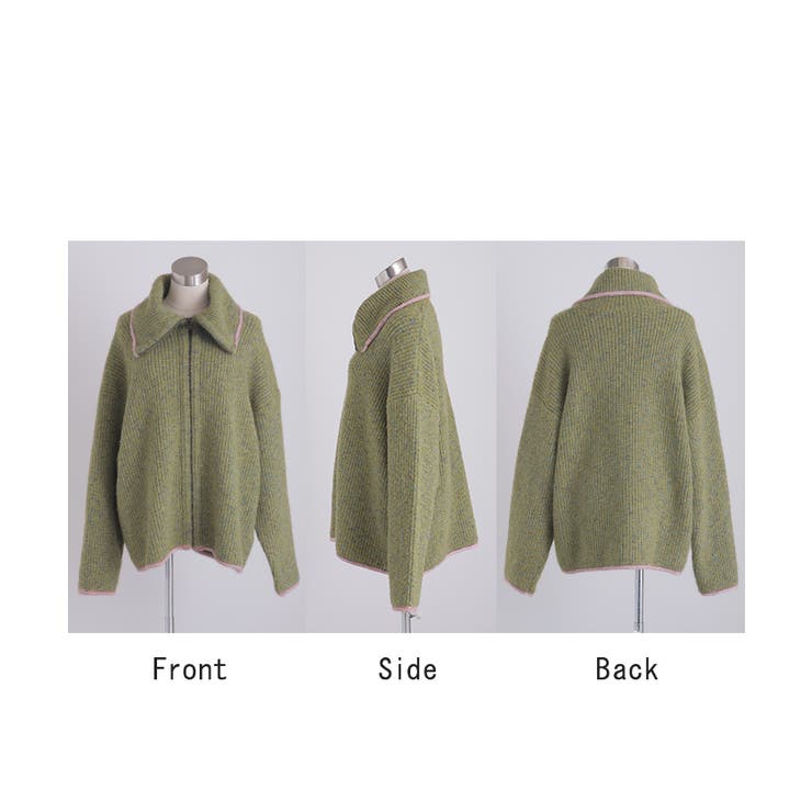 ニット 小顔 パーカー | HUG.U | 詳細画像23 