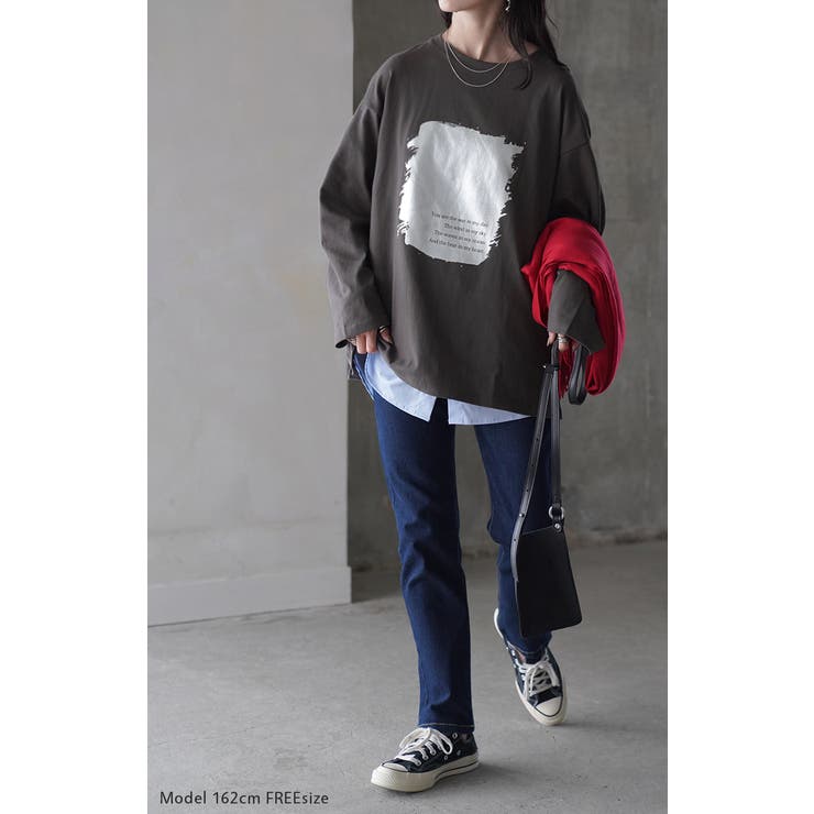 ロンT プリント ロング | HUG.U | 詳細画像21 