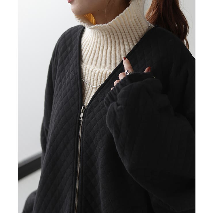 ジャケット キルティング ドルマン | HUG.U | 詳細画像22 