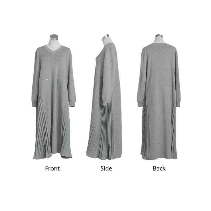 ワンピース ニット プリーツ | HUG.U | 詳細画像21 