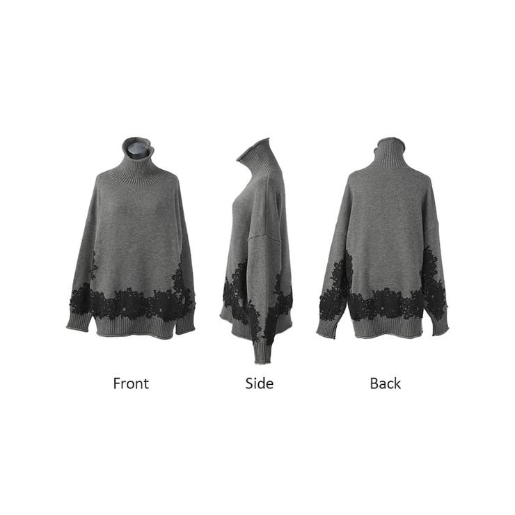 ニット レース タートル | HUG.U | 詳細画像21 