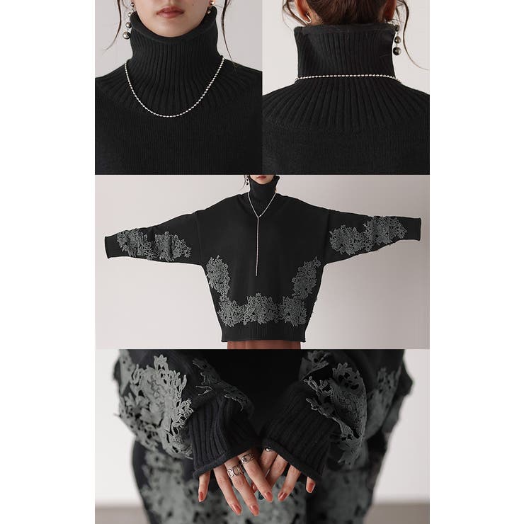 ニット レース タートル | HUG.U | 詳細画像22 