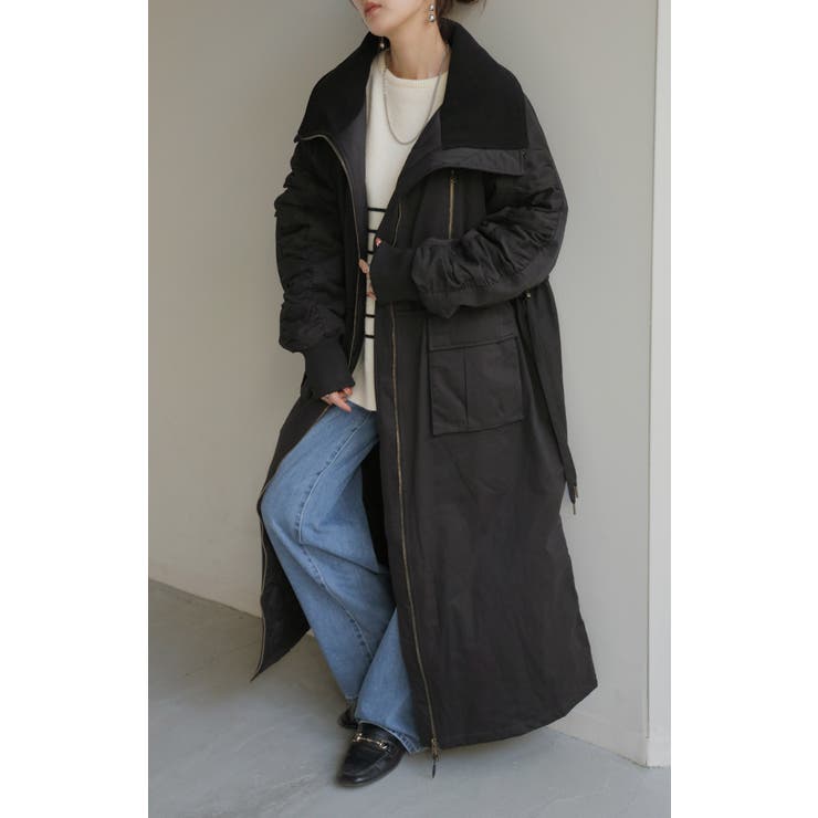 コート 中綿 ロング | HUG.U | 詳細画像21 