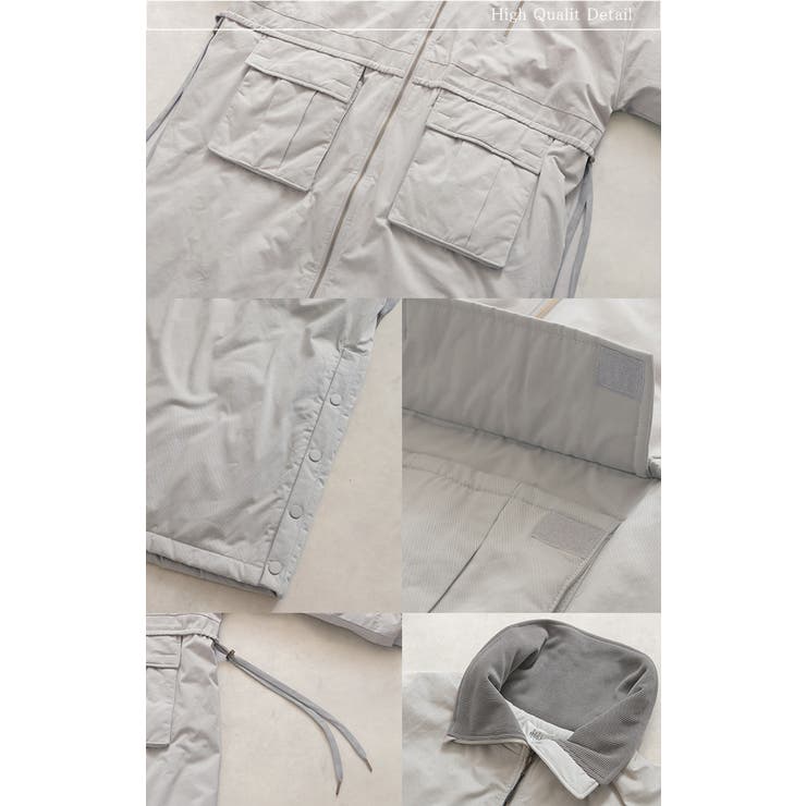 コート 中綿 ロング | HUG.U | 詳細画像24 