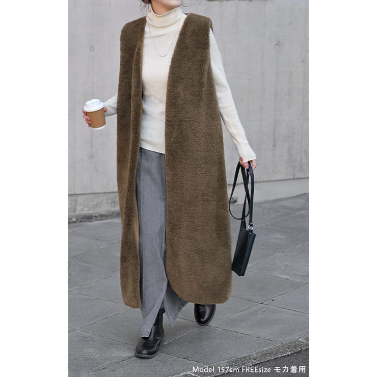 ベスト ジレ ファー | HUG.U | 詳細画像22 