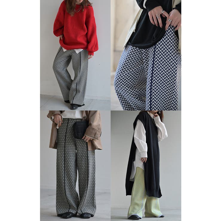 パンツ ニットパンツ レディース | HUG.U | 詳細画像23 