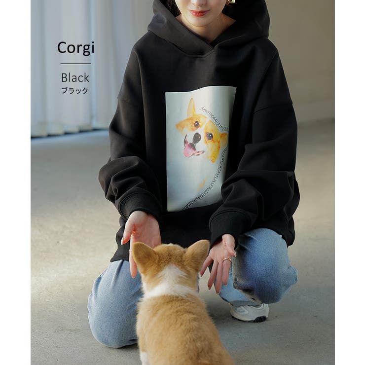 パーカー 猫 ダンボール | HUG.U | 詳細画像23 