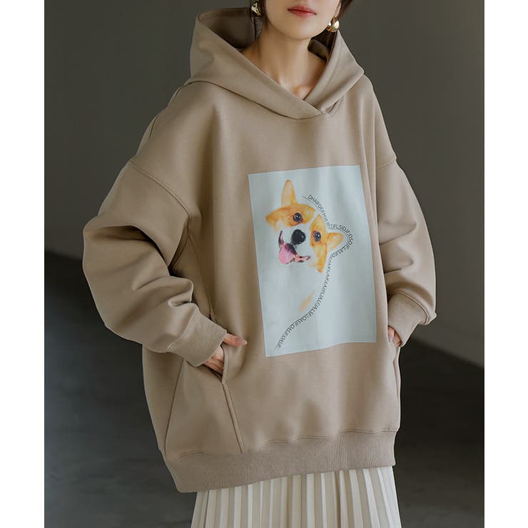 パーカー 猫 ダンボール | HUG.U | 詳細画像6 