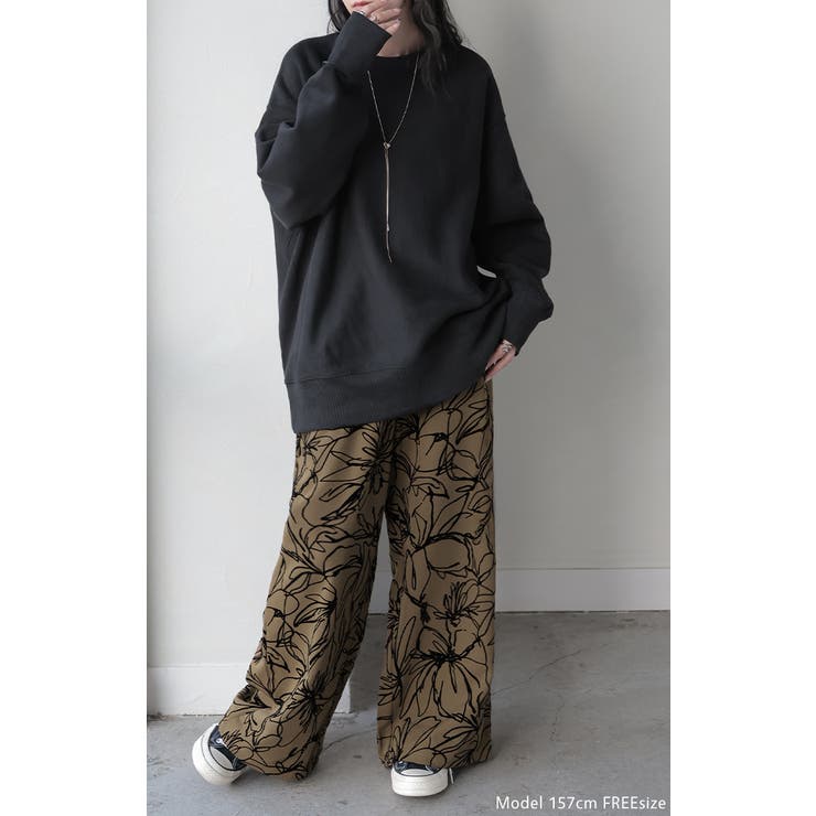 パンツ ワイド 花柄 | HUG.U | 詳細画像19 