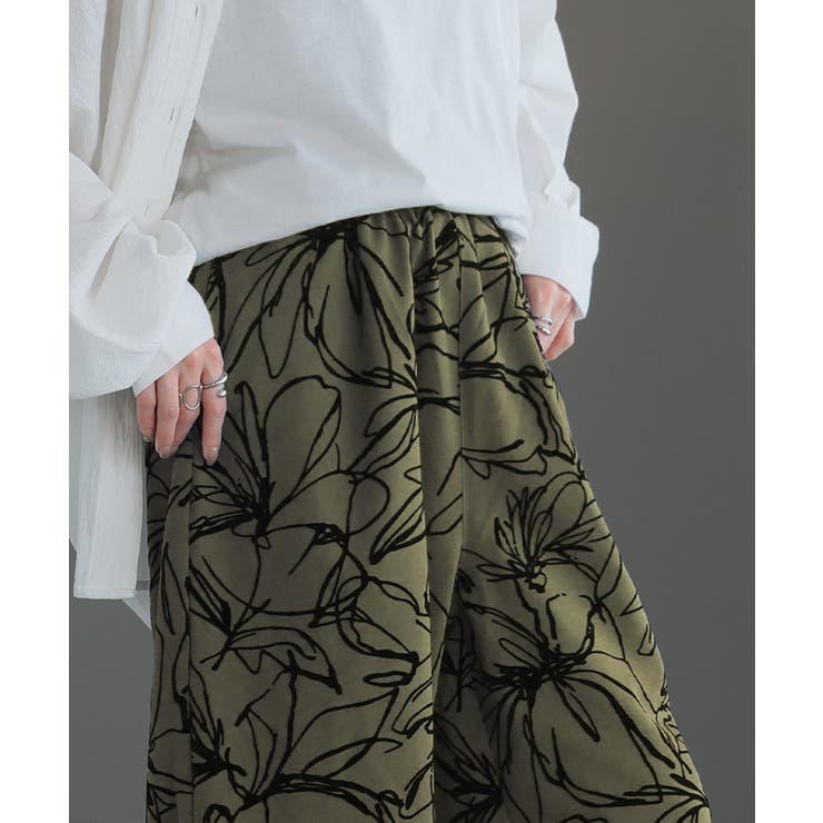 パンツ ワイド 花柄 | HUG.U | 詳細画像22 