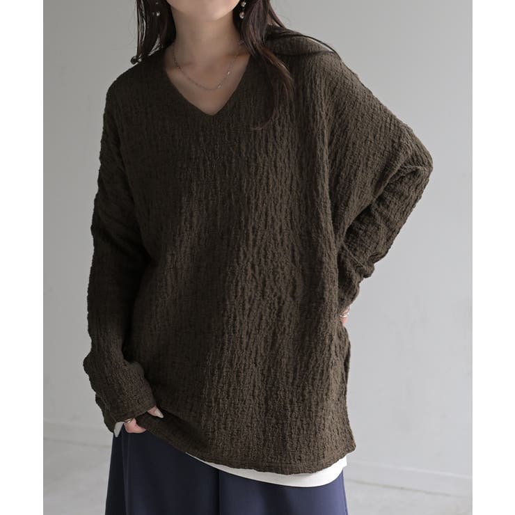 ブラウン(シュリンク) | ロンT ドルマン トップス | HUG.U