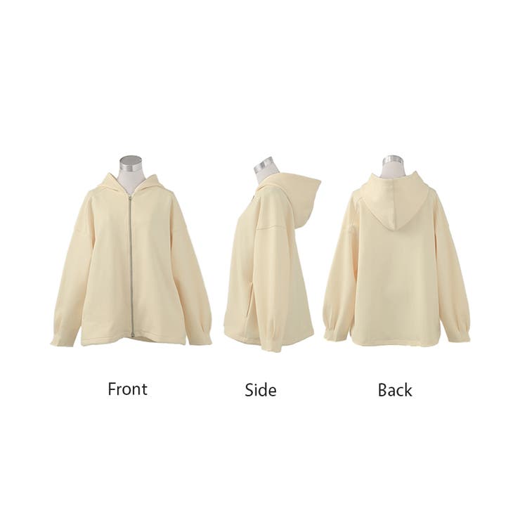 パーカー ダンボール トップス | HUG.U | 詳細画像23 