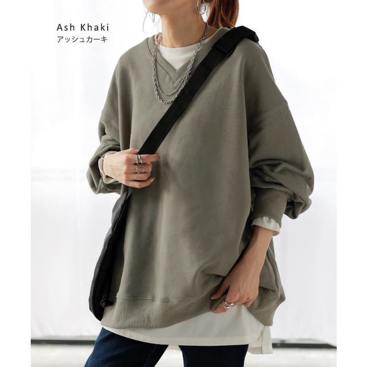 スウェット チュニック 綿100 | HUG.U | 詳細画像11 