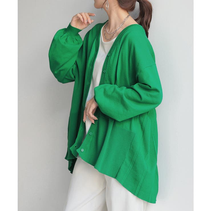 カーディガン バック プリーツ | HUG.U | 詳細画像21 