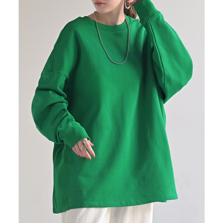 スウェット ロング 配色 | HUG.U | 詳細画像5 