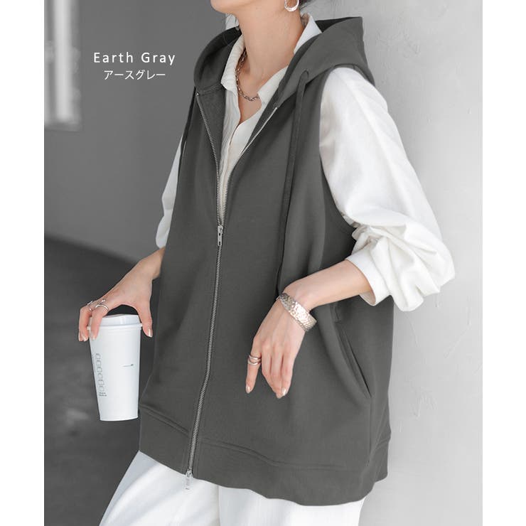 ベスト スウェット パーカー | HUG.U | 詳細画像16 