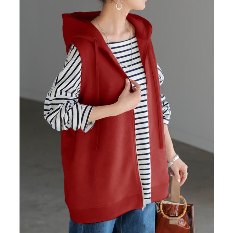 ベスト スウェット パーカー | HUG.U | 詳細画像5 