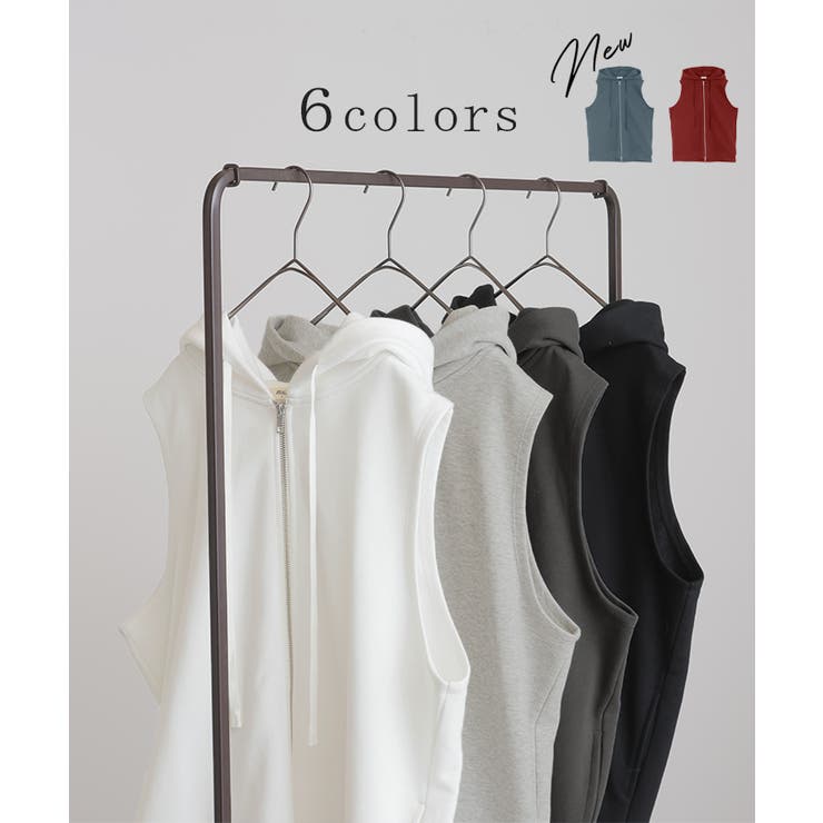 ベスト スウェット パーカー | HUG.U | 詳細画像9 