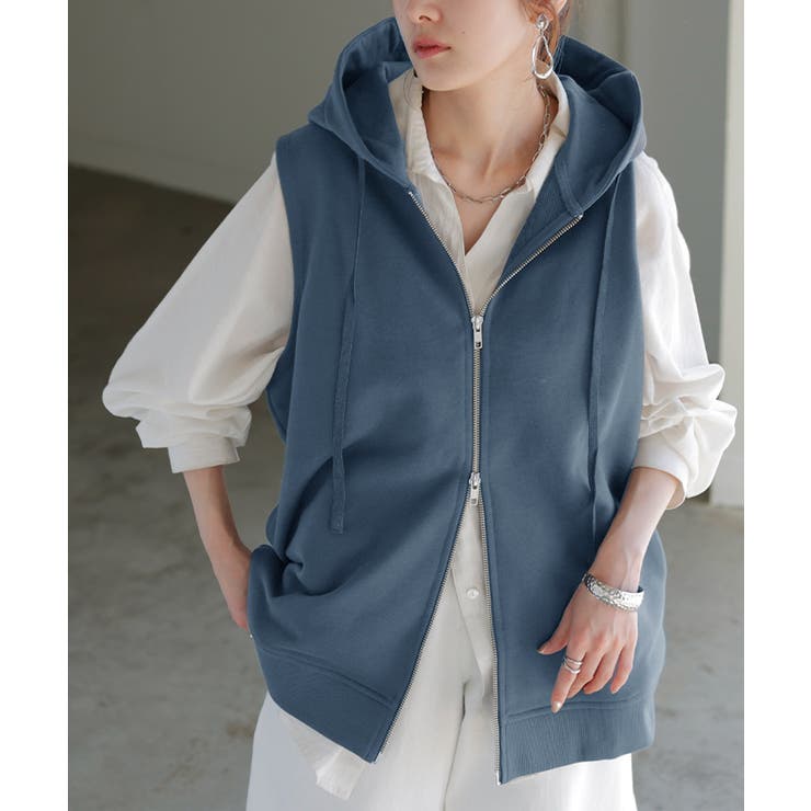 アーバンブルー | ベスト スウェット パーカー | HUG.U