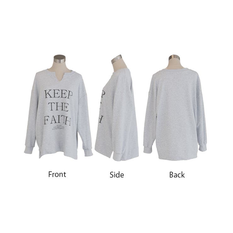 スウェット キーネック ロゴ | HUG.U | 詳細画像23 