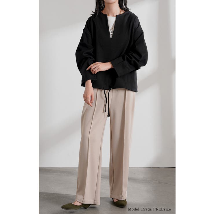 スウェット Vネック レディース | HUG.U | 詳細画像20 