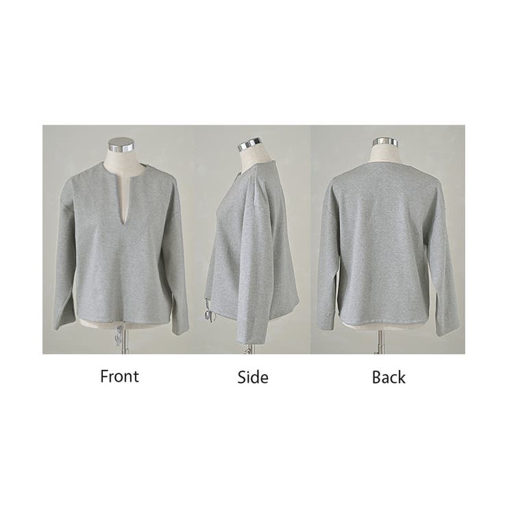 スウェット Vネック レディース | HUG.U | 詳細画像23 