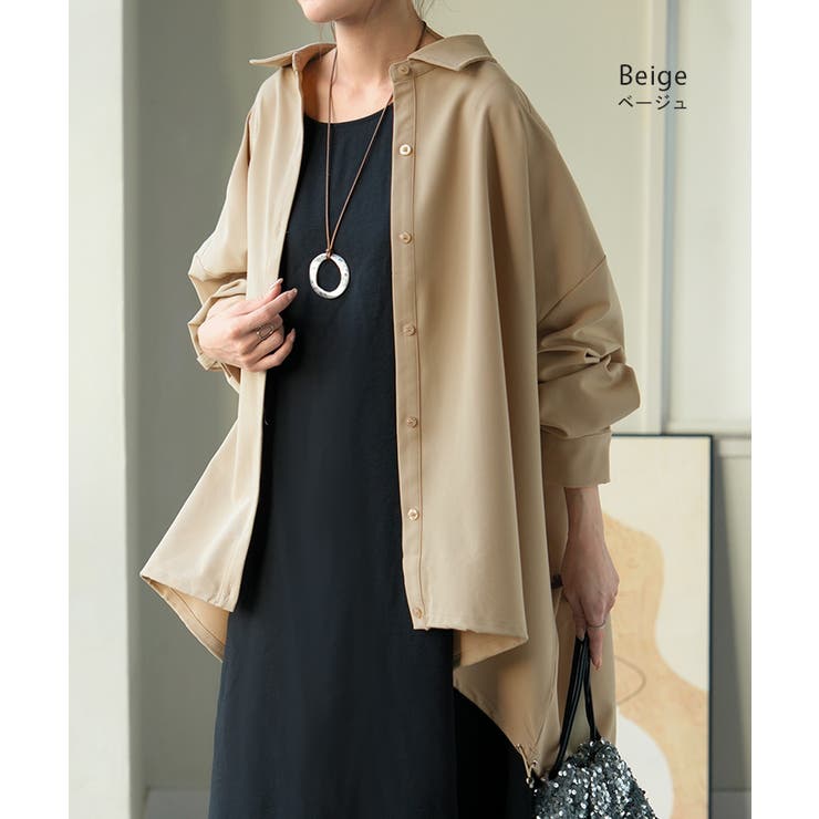 シャツ チュニック ロング | HUG.U | 詳細画像15 