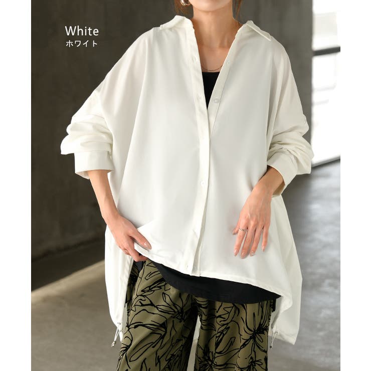 シャツ チュニック ロング | HUG.U | 詳細画像17 