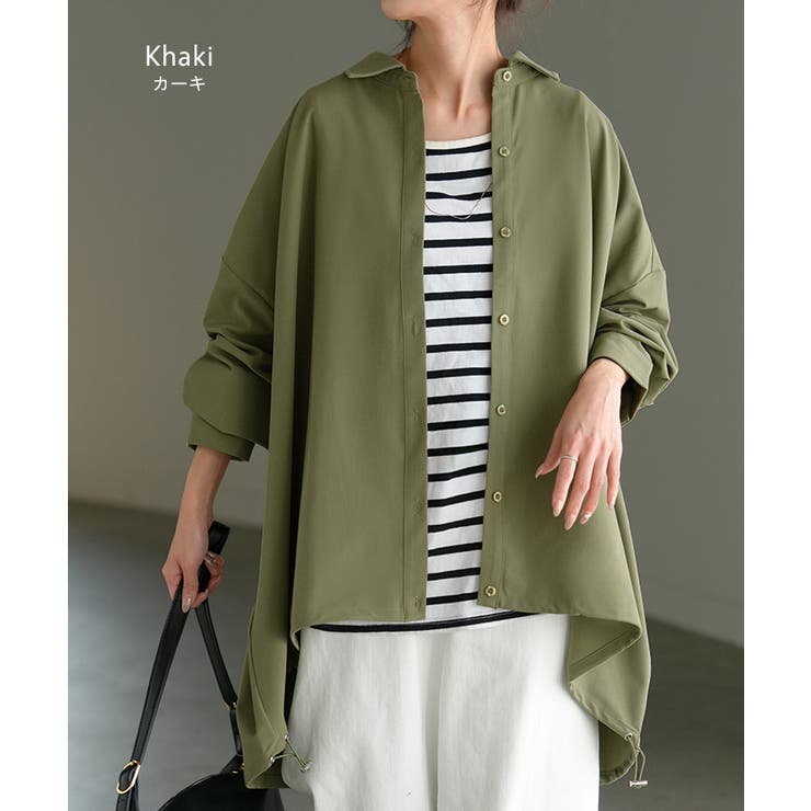 シャツ チュニック ロング | HUG.U | 詳細画像18 