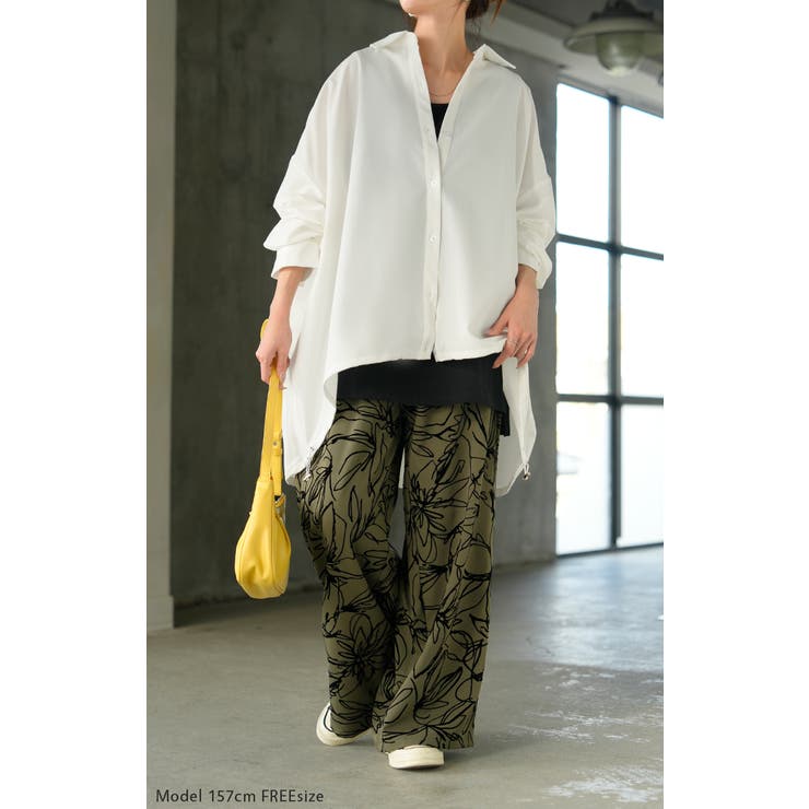 シャツ チュニック ロング | HUG.U | 詳細画像4 