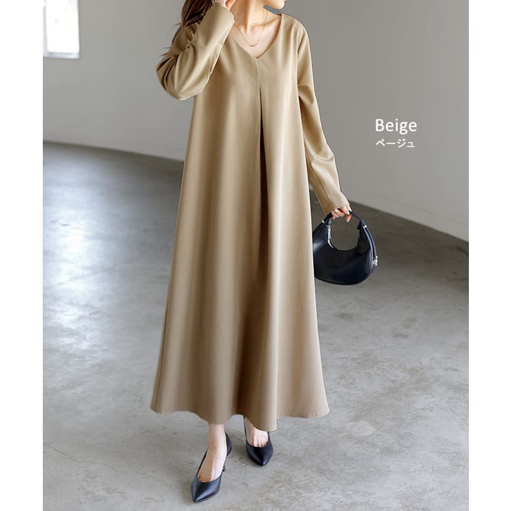 ワンピース ロング イージーケア | HUG.U | 詳細画像13 