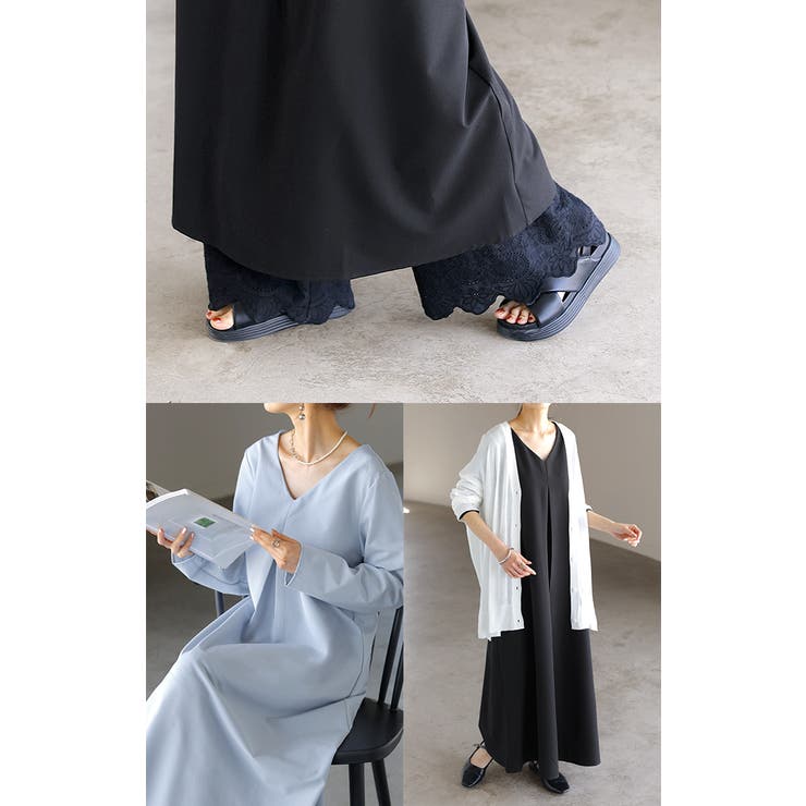 ワンピース ロング イージーケア | HUG.U | 詳細画像18 