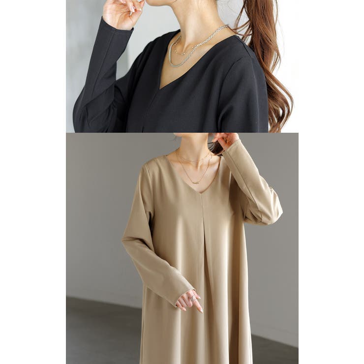 ワンピース ロング イージーケア | HUG.U | 詳細画像22 