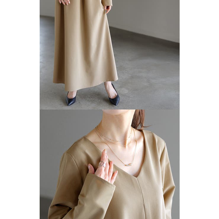 ワンピース ロング イージーケア | HUG.U | 詳細画像9 