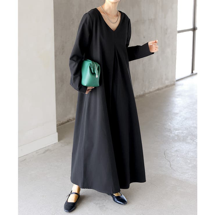 ブラック | ワンピース ロング イージーケア | HUG.U