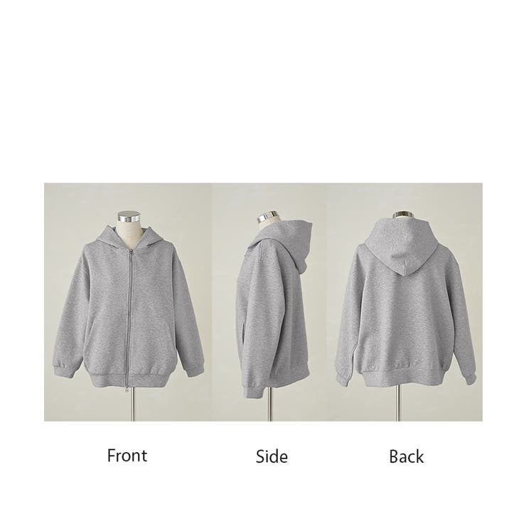 パーカー ダンボール チュニック | HUG.U | 詳細画像23 