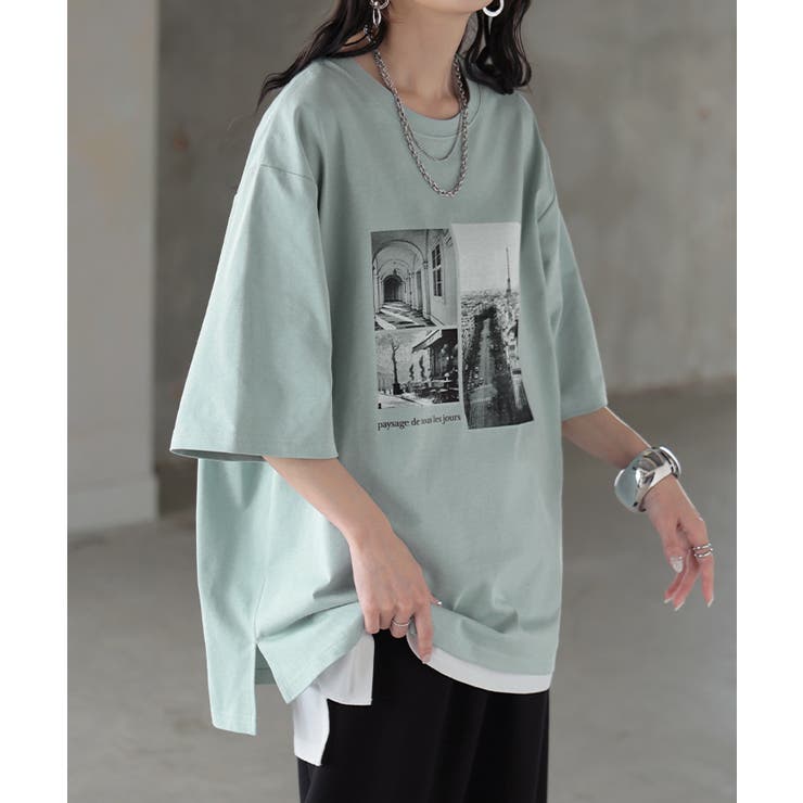 アッシュブルー | Tシャツ プリント 接触冷感 | HUG.U