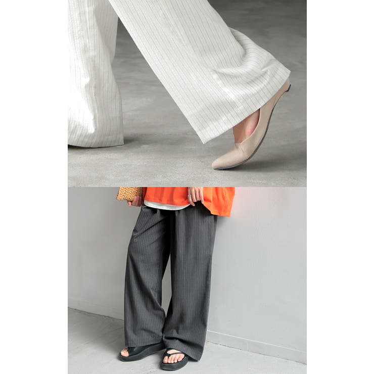 パンツ ワイド レディース | HUG.U | 詳細画像22 