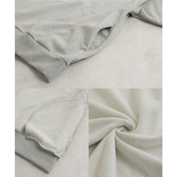 スウェット ロゴ チュニック | HUG.U | 詳細画像24 