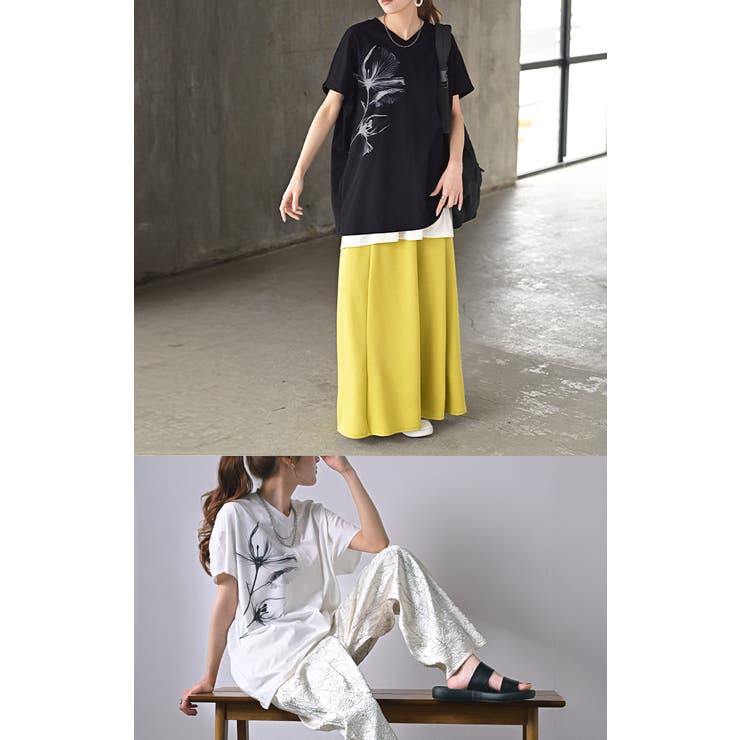 Tシャツ 花柄 接触冷感 | HUG.U | 詳細画像21 