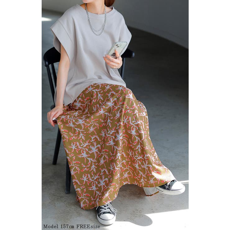 スカート 柄 ロング | HUG.U | 詳細画像21 