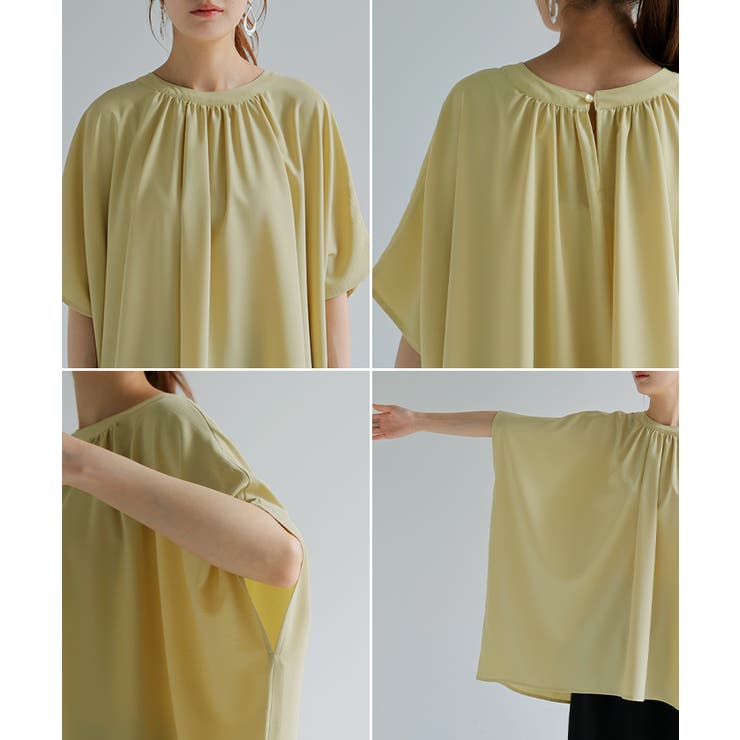 シャツ レディース ノーカラー | HUG.U | 詳細画像23 