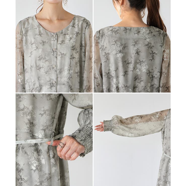 ワンピース 花柄 マーメイド | HUG.U | 詳細画像22