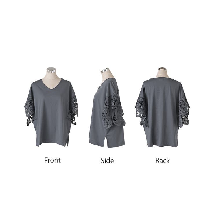 Tシャツ レース UVカット | HUG.U | 詳細画像23 